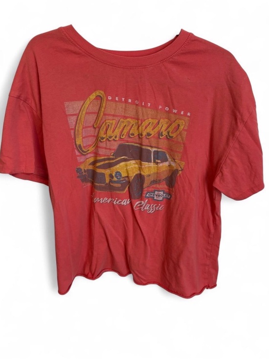 General Motors Tops - Chevrolet Camaro Graphic Short Sleeve Tee - Red